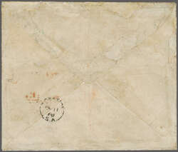 Incoming Mail Overland via Southampton 1867 (Nov 26): Cover from ...