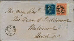 Incoming Mail Overland via Southampton 1868 (Nov 5): Cover from ...