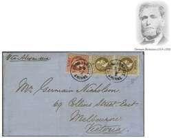 Incoming Mail Overland via Southampton 1869 (Aug 30): Entire from ...