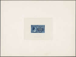 1885 10 c. Blue Issue 1885: 10 c. blue, large die proof on India ...