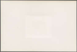 1888 10 c. Blue Issue 1888: 10 c. blue, large hybrid die proof on ...