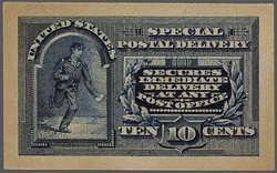 1888 10 c. Blue Issue 1888: 10 c. blue, "Panama Pacific" small die ...