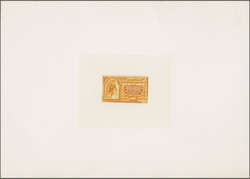 1893: 10 c. Orange Issue 1893: 10 c. orange, hybrid large die proof ...
