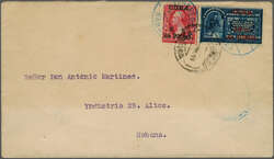Cuba: Special Delivery Issues 1899: 10 c. on 10 c. blue, used in ...