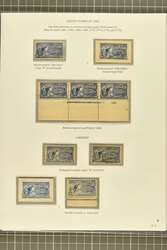 1902: 10 c. Ultramarine Issue 1902: 10 c. ultramarine, balance of ...