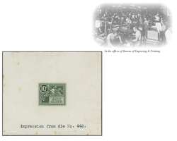 1908: 10 c. Green - the "Merry Widow" Issue 1908: 10 c. green, large ...