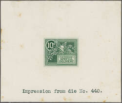 1908: 10 c. Green - the "Merry Widow" Issue 1908: 10 c. green, large ...