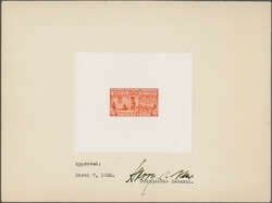 1925 15 c. Deep Orange Issue 1925: 15 c. deep orange, large die proof ...