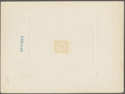 1925 20 c. Black Issue 1925: 20 c. black, appoved large die proof on ...