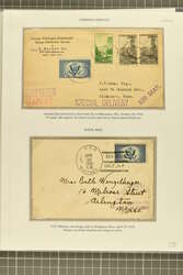 1934-6 Air Mail Special Delivery Issue 1934-6: 16 c. dark blue & 16 c ...