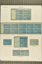1944 13 c. Blue & 17 c. Orange Issue 1944: 13 c. blue and 17 c. ...