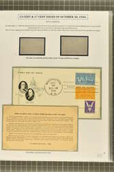 1944 13 c. Blue & 17 c. Orange Issue 1944: 13 c. blue and 17 c. ...