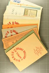 1960/64ca: Assembly of 48 all different Burrus catalogues, mostly in ...