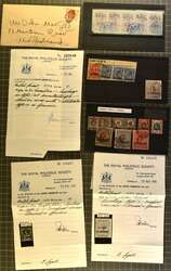 British Levant Collection on leaves and loose with Great Britain 1856 ...