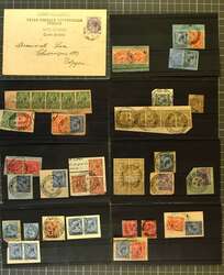 British Levant Collection on leaves and loose with Great Britain 1856 ...