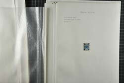 1918/44: Collection on leaves with 1918 1 pi. indigo unused (2, ...