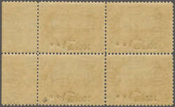 1932 (April): Official 100 f. on 2 r. olive-bistre, 2nd. Setting, an ...