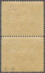 1932 (April): New Currency surcharge Official ½ d. on 10 r. lake, an ...