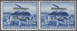 Italian Occupation in Montenegro, 1941: Airpost 0,50 d.-30 d., a ...