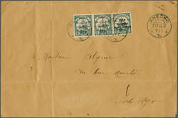 1915 (January 9th): First Issue 10 c. as an horizontal pair, together ...