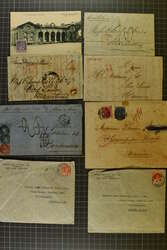 1842/1940c.: Collection of covers/cards (55) with 1842 incoming ...