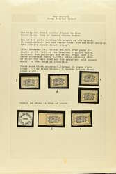 Great Barrier Island Pigeon Post Issues 1898/99: Collection on album ...