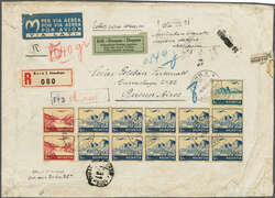 Mail to and from Neutral Countries: Switzerland 1941 (Aug. 8): Large ...