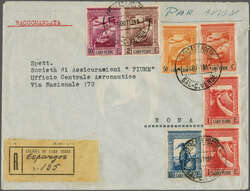 Mail to and from Neutral Countries: Cape Verde 1941 (Aug. 26): ...