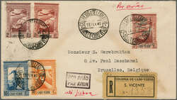 Mail to and from Neutral Countries: Cape Verde 1940 (Feb. 19): ...