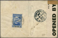 Mail to and from Neutral Countries: Cape Verde 1941 (June 11): ...