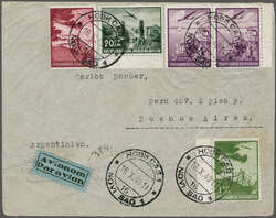 Westbound Mail from Yugoslavia 1940: Cover from Novisad (Oct. 16) ...