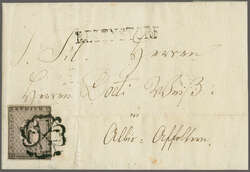 Regensdorf: Zürich 6, Type V, die 65. Marke des Hunderterbogens, ...