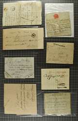 1664/1827: Collection of Postal History with entire letters / letters ...