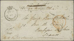 British Protectorate (1815-1864) 1851 (Dec 5): Prepaid cover to ...