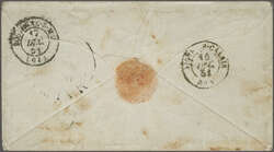 British Protectorate (1815-1864) 1851 (Dec 5): Prepaid cover to ...