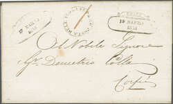 British Protectorate 1815-1864 1836 (March 17): Entire letter from ...