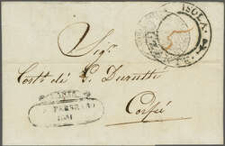 British Protectorate 1815-1864 1829 & 1831: Entire letters (2) from ...