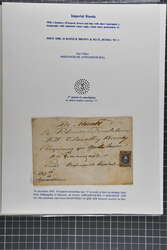 1859/72: Covers (3) with 1859 cover to Moscow franked by 1858 10 kop. ...