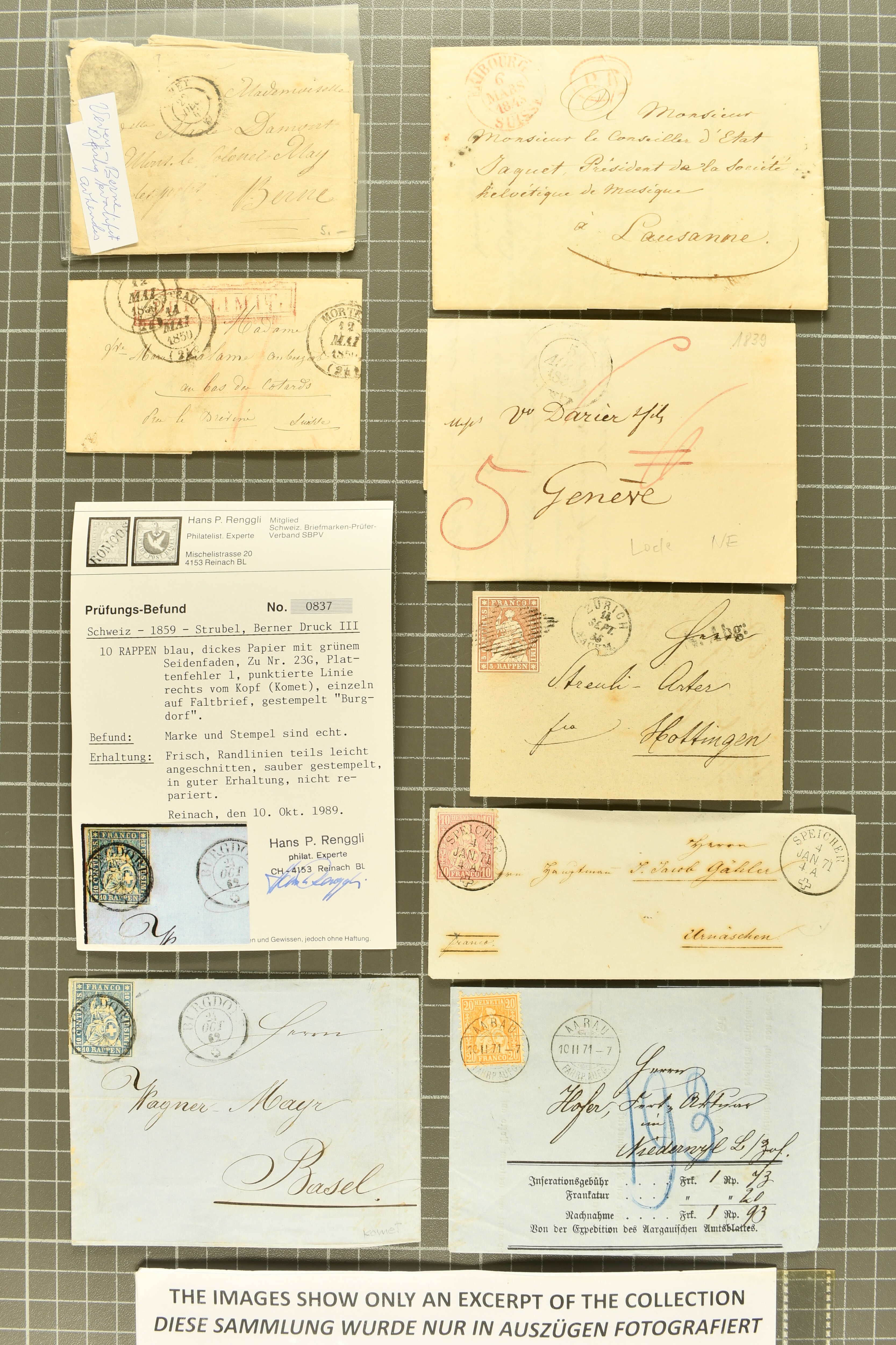 1840/1950 (ca.): Posten mit einigen hundert Briefen und Karten ab ...