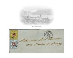 5655106: Rayon II, jaune, sans Croix face (Pierre D) - Cancellations and seals