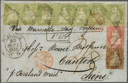 40 Rp. lebhaftgrünlicholiv, sieben farbfrische und vorab voll- bis ...