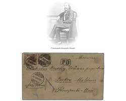 Rumänien 1863: 60 Rp. kupferbronze zus. mit 5 Rp. braun, zwei farbfr ...