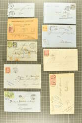 1840/1950 (ca.): Posten mit einigen hundert Briefen und Karten ab ...