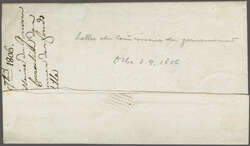 Waadt 1806 (3. Sept.): "S.A.", Ovalstp. in schwarz, ideal klar und ...