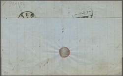 Ungarn 1868: 50 Rp. lila, farbfr. und gut gez., klar und übergehend ...