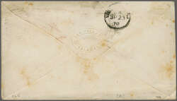 1870 (Aug 22): Cover to Weymouth ex "Welsford" correspondence bearing ...