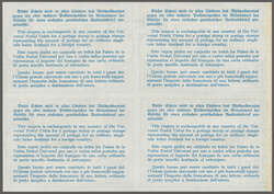 1930s: International Reply Coupon, London type design, Proof for 40 c ...