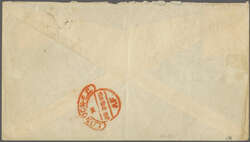 British Inland Mail Madagascar 1895 (May 5): Combination cover to ...