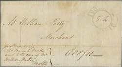 1822: Entire letter from Liverpool to Corfu, endorsed at bottom left ...