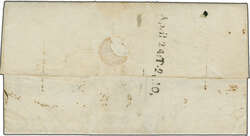 1822: Entire letter from Liverpool to Corfu, endorsed at bottom left ...